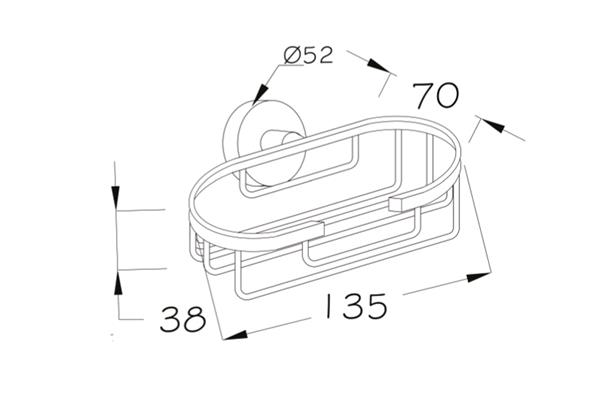 GUSTO Oval Tel Sabunluk